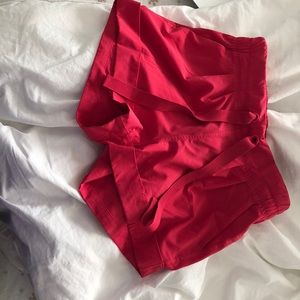 Lululemon pink shorts size 2